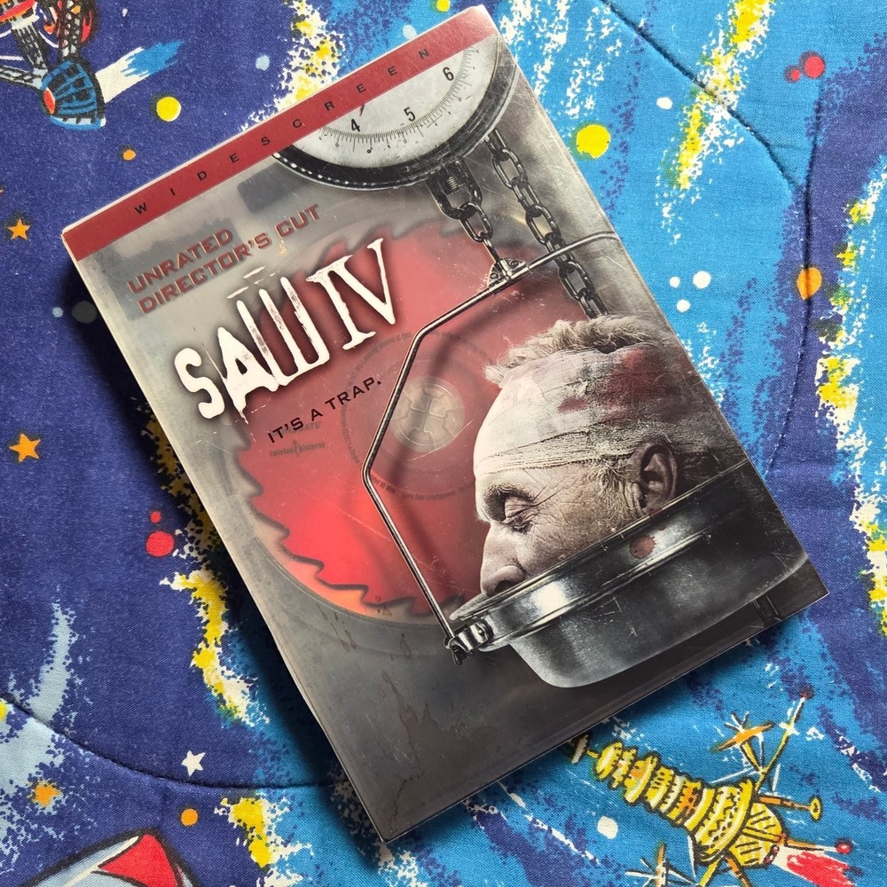 Saw IV DVD 2007 Unrated Director's Cut Horror Thriller Jigsaw